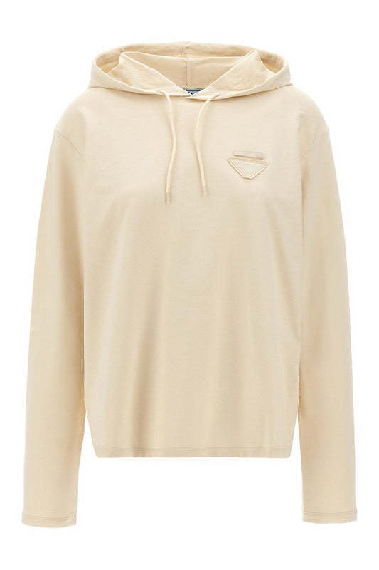 Prada Women Logo Hoodie