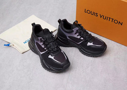 The Bags Vibe - Louis Vuitton Run Away Brown Black Sneaker