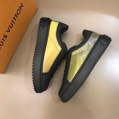 The Bags Vibe - Louis Vuitton Time Out Black Yellow Sneaker