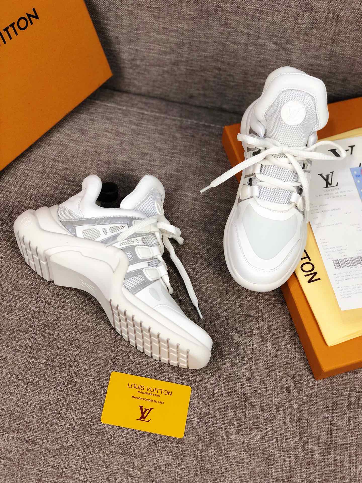 The Bags Vibe - Louis Vuitton Archlight White Sneaker