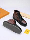 The Bags Vibe - Louis Vuitton HIgh Top Brown Sneaker