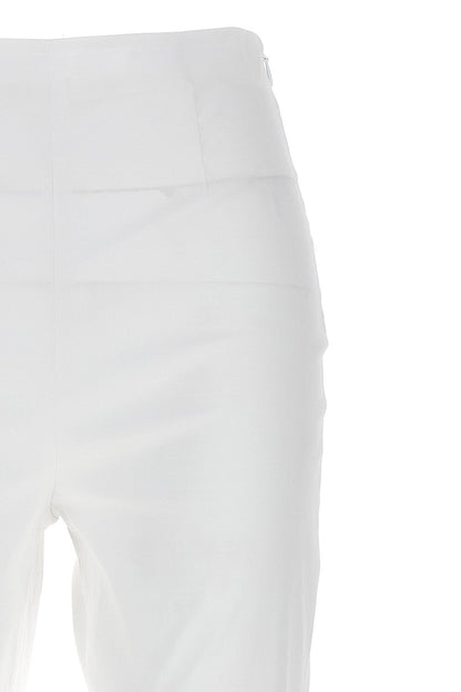 Prada Women Logo Poplin Pants