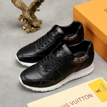 The Bags Vibe - Louis Vuitton Run Away Low Top Black Brown Sneaker