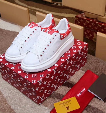 The Bags Vibe - Louis Vuitton AC Sup Red White Sneaker