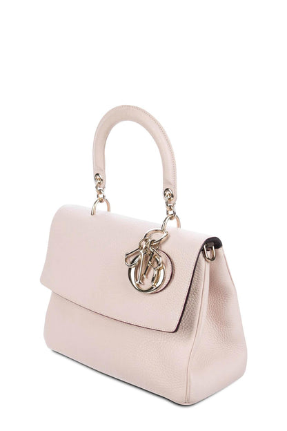 Small Be Dior Top Handle Flap Bag Pale Pink