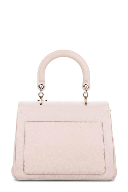 Small Be Dior Top Handle Flap Bag Pale Pink