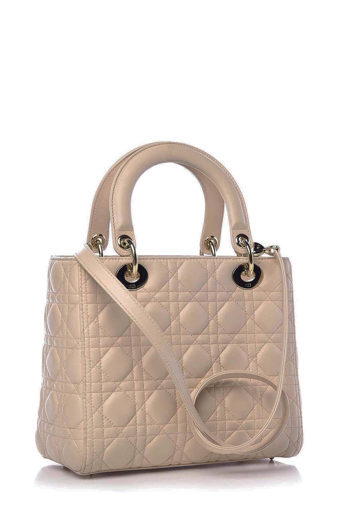 Medium Lady Dior Pale Pink