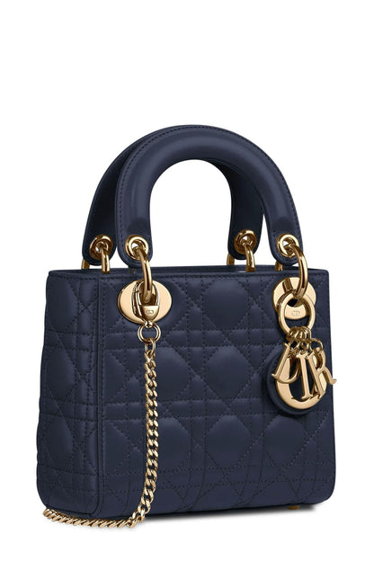 Small Lady Dior Navy