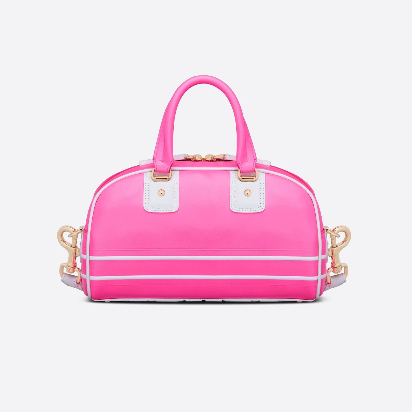 SMALL DIOR VIBE ZIP BOWLING BAG