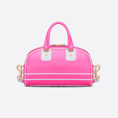 SMALL DIOR VIBE ZIP BOWLING BAG