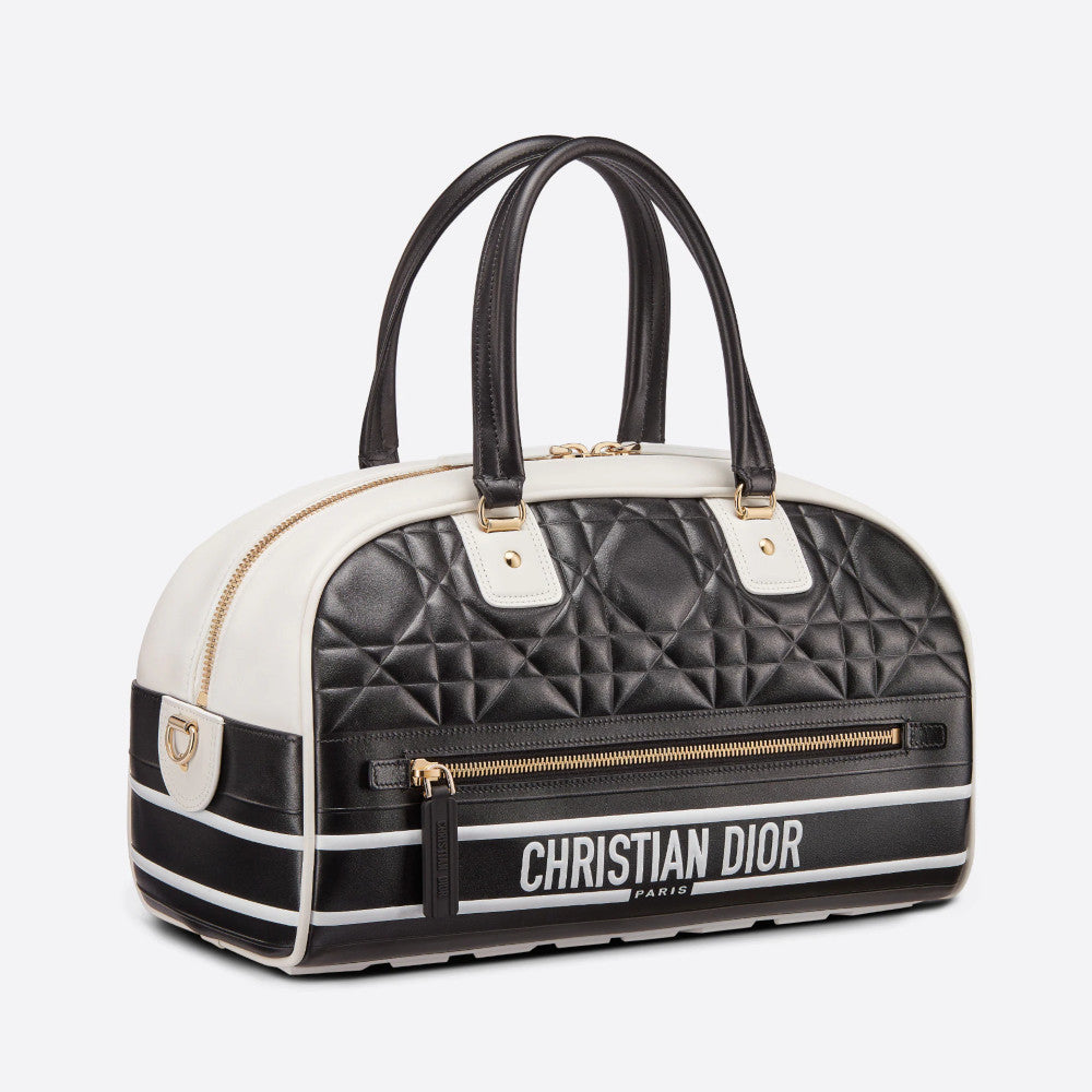 MEDIUM DIOR VIBE ZIP BOWLING BAG