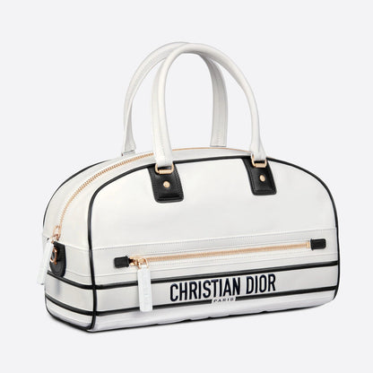 MEDIUM DIOR VIBE ZIP BOWLING BAG