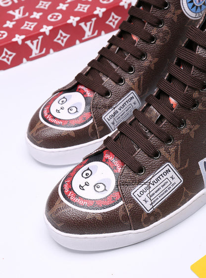 The Bags Vibe - Louis Vuitton Stellar Trainer Boot Brown Sneaker