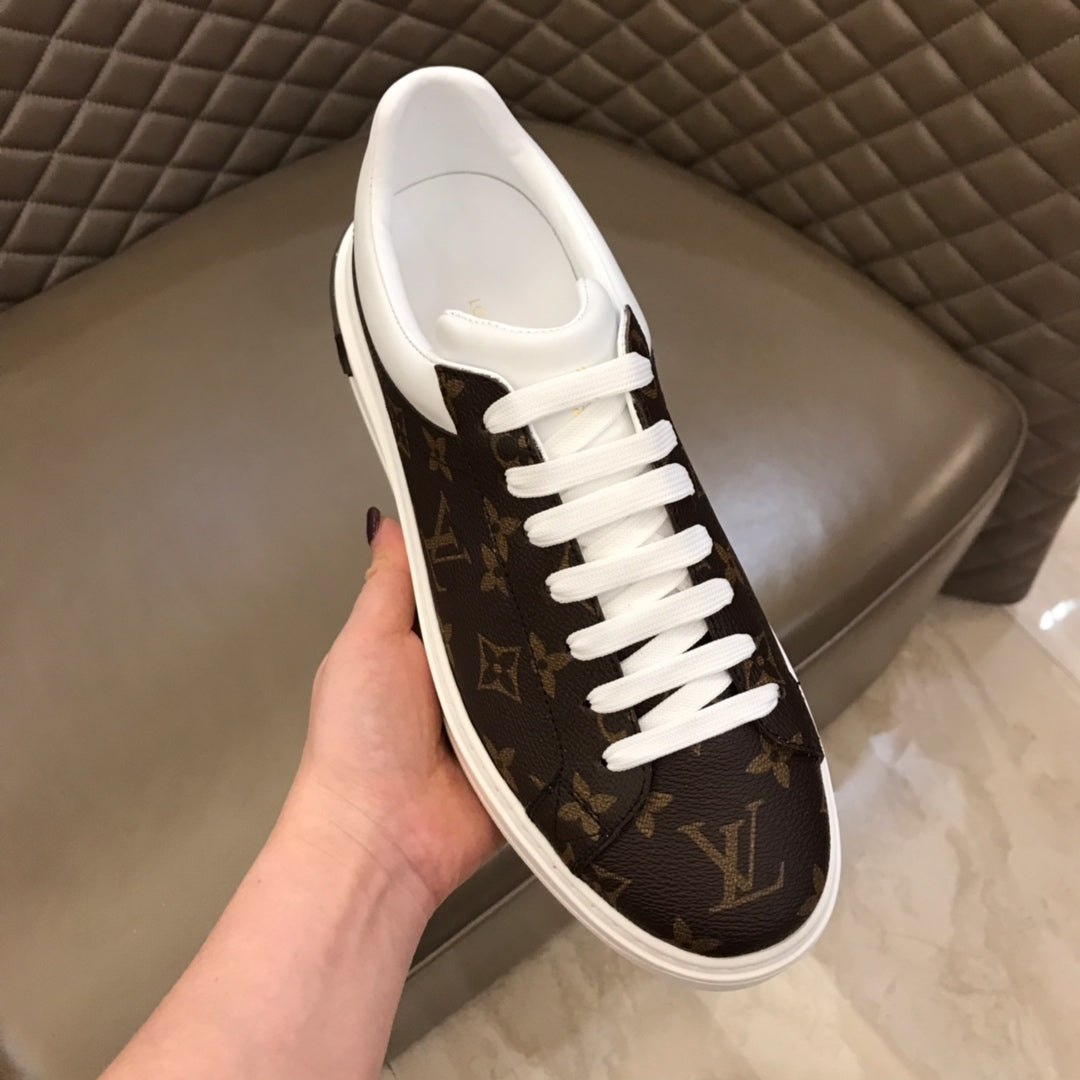 The Bags Vibe - Louis Vuitton Time Out Brown Sneaker