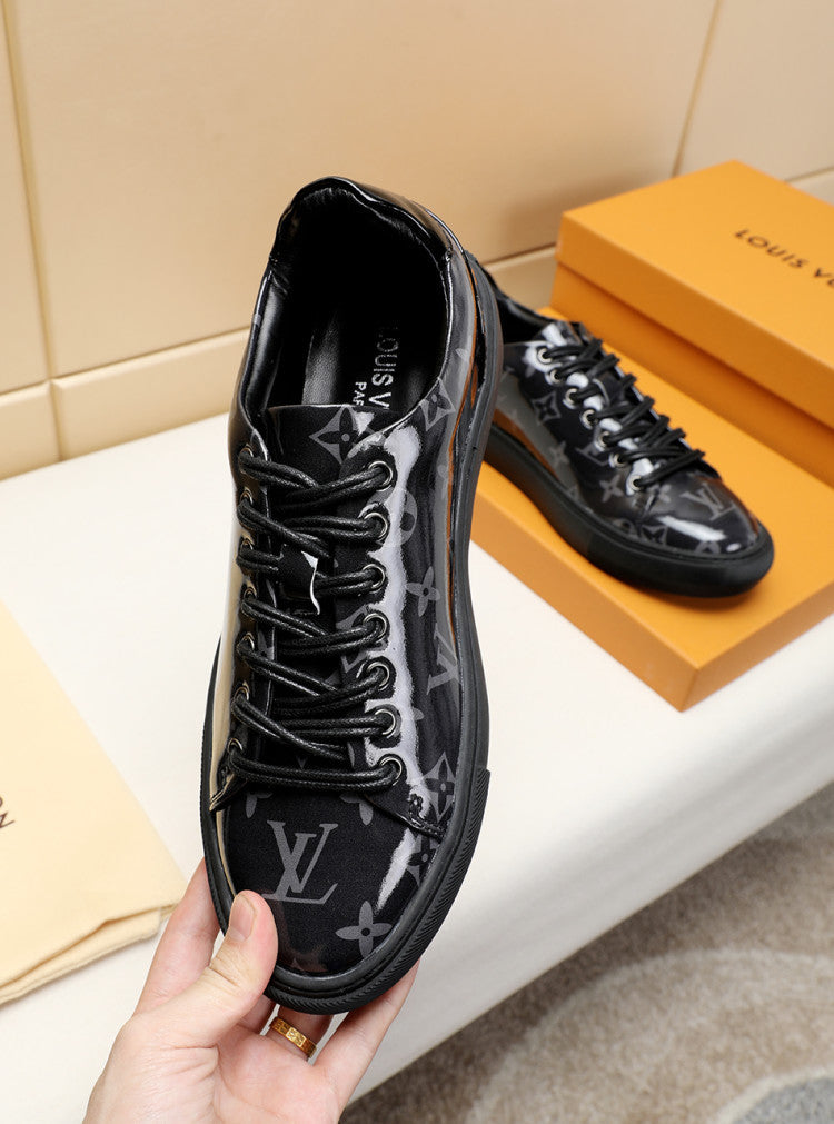 The Bags Vibe - Louis Vuitton Low LWnogram Black Breathable Sneaker