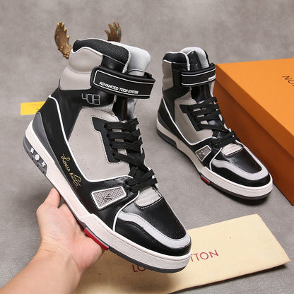 The Bags Vibe - Louis Vuitton Traners Inspired Black Gray Sneaker