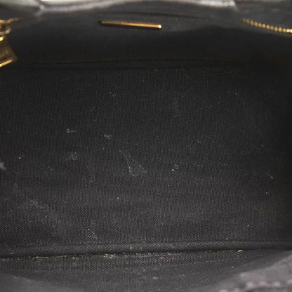 Prada Canapa Black Canvas Tote Bag