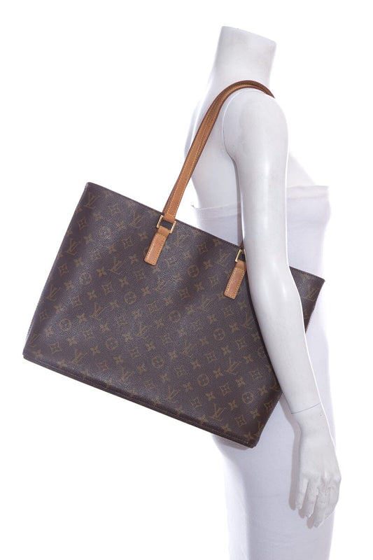 Louis Vuitton 2001 Brown Luco Monogram Canvas Handbag