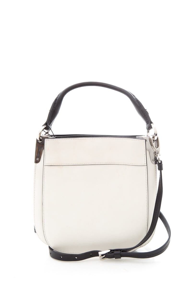 Prada City Calfskin Black & White Margit Cross-Body