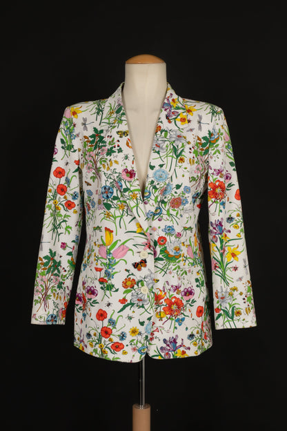 Veste fleurie Gucci