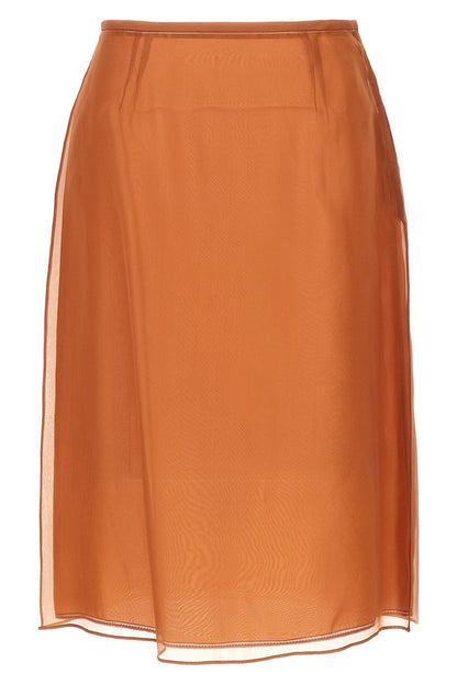 Prada Women Organza Skirt