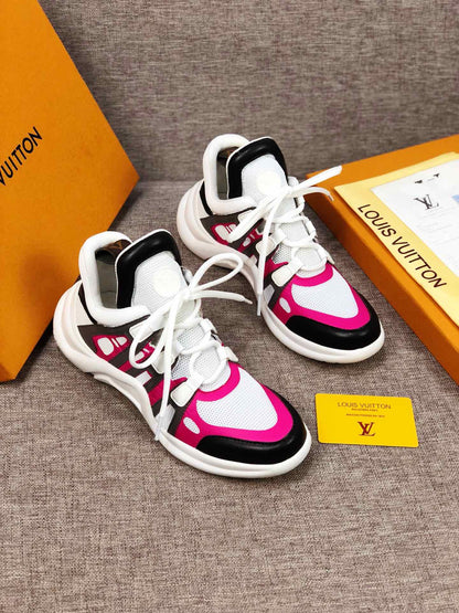 The Bags Vibe - Louis Vuitton Archlight Pink White Black Sneaker