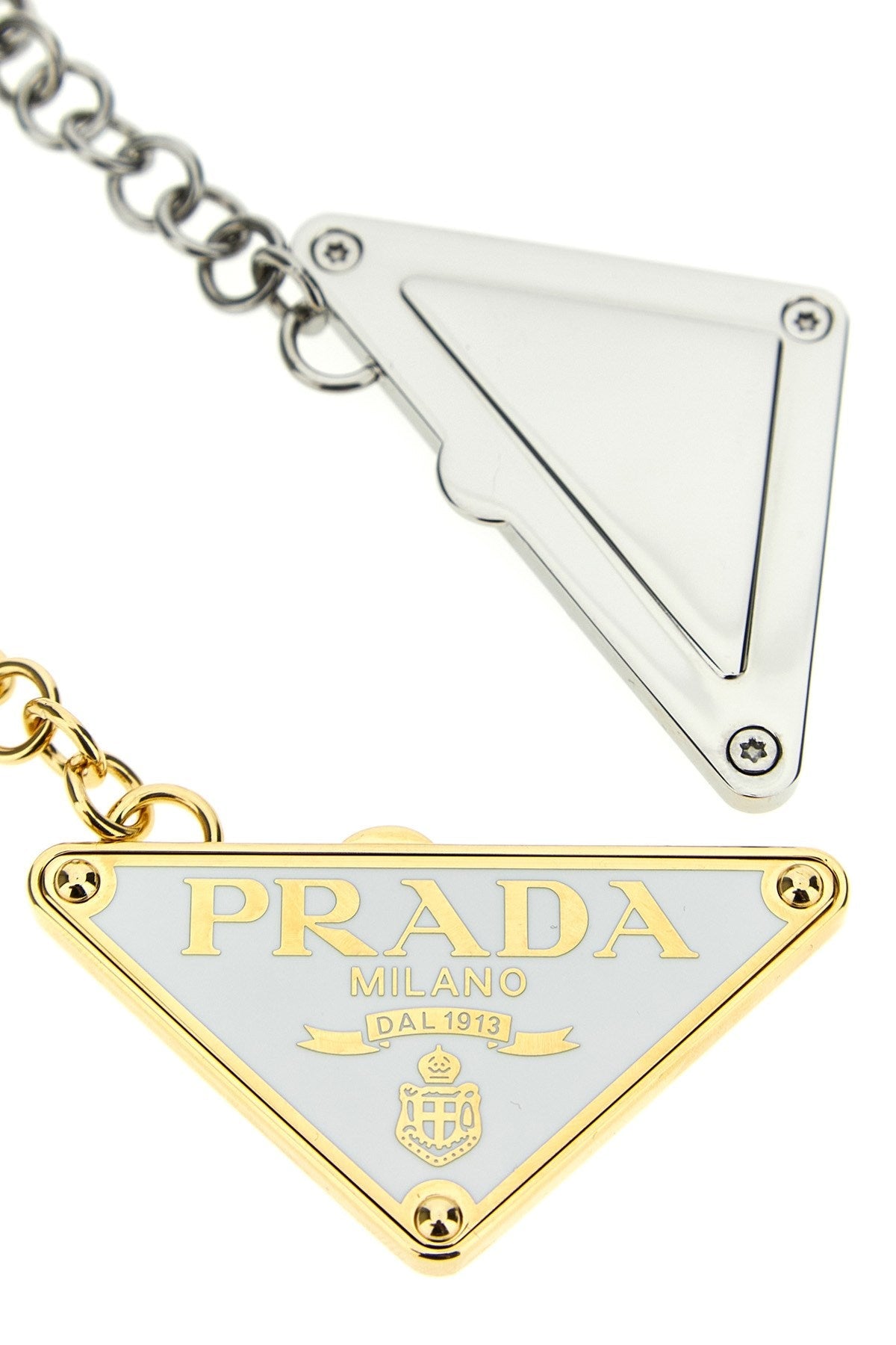 Prada Women Logo Keyring