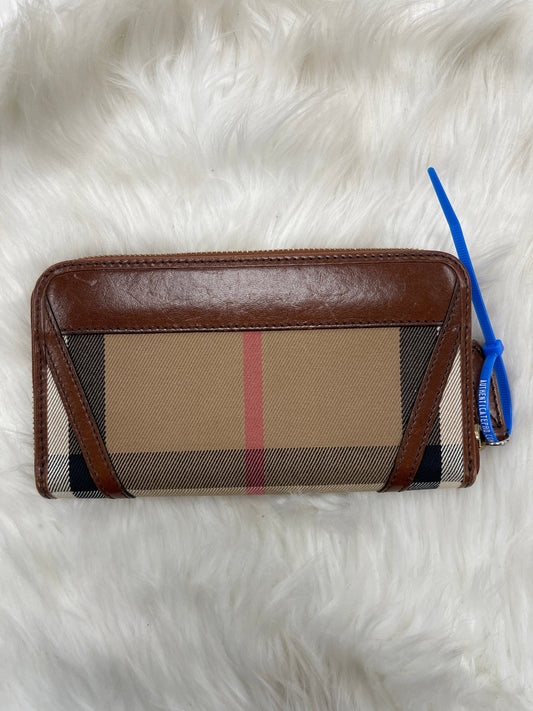 Wallet Luxury Designer By Burberry  Size: Large