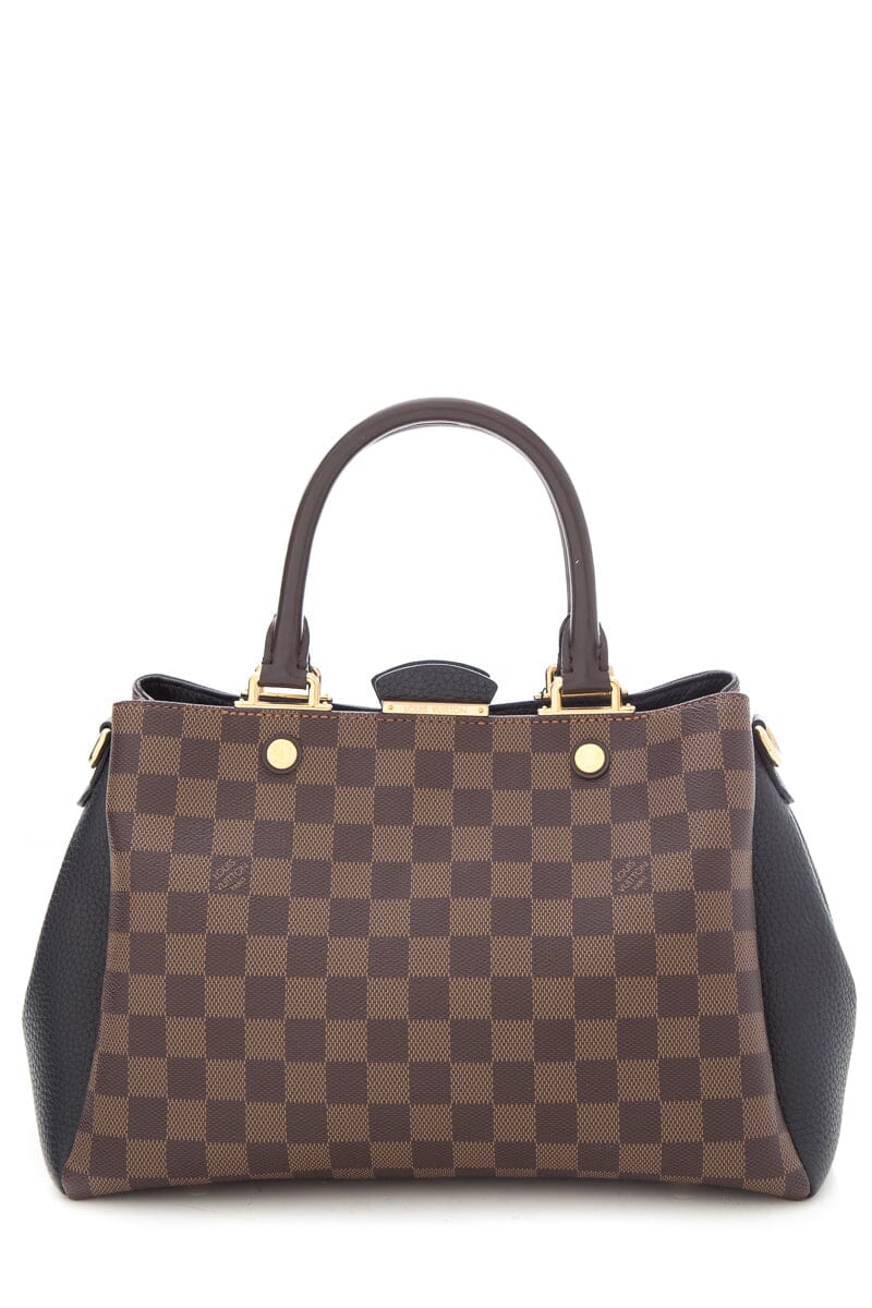 Louis Vuitton Brown & Black Brittany Damier Handbag