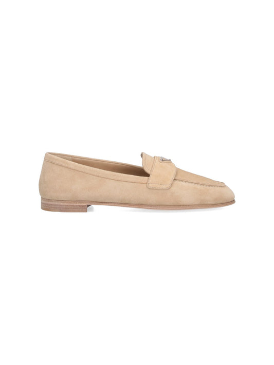 Prada Women Logo Loafers