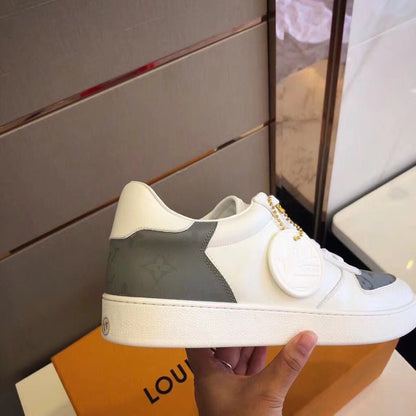 The Bags Vibe - Louis Vuitton Rivoli Low Gray White Sneaker