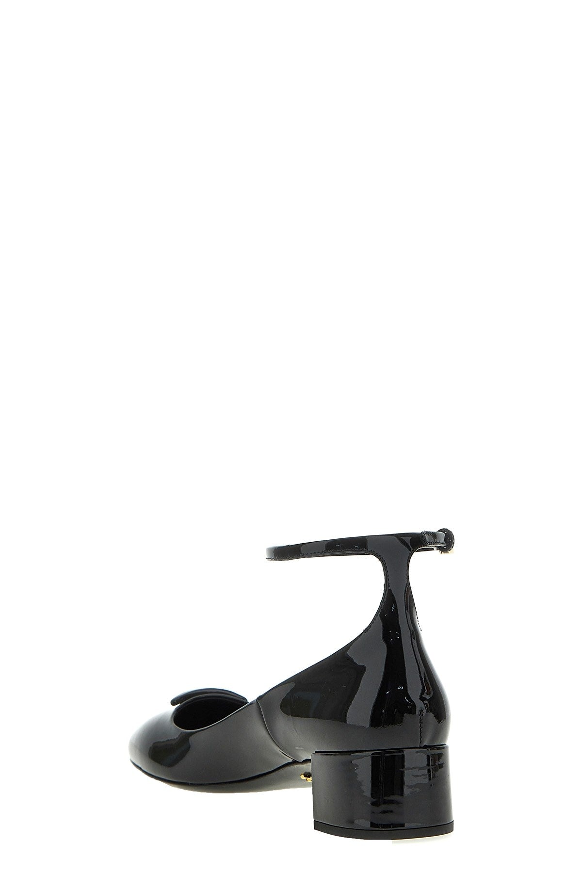 Prada Women Logo Patent Ballet Flats