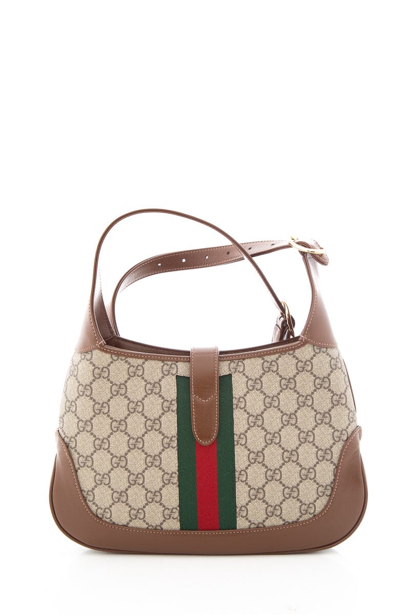 Gucci Jackie 1961 Brown Monogram Handbag