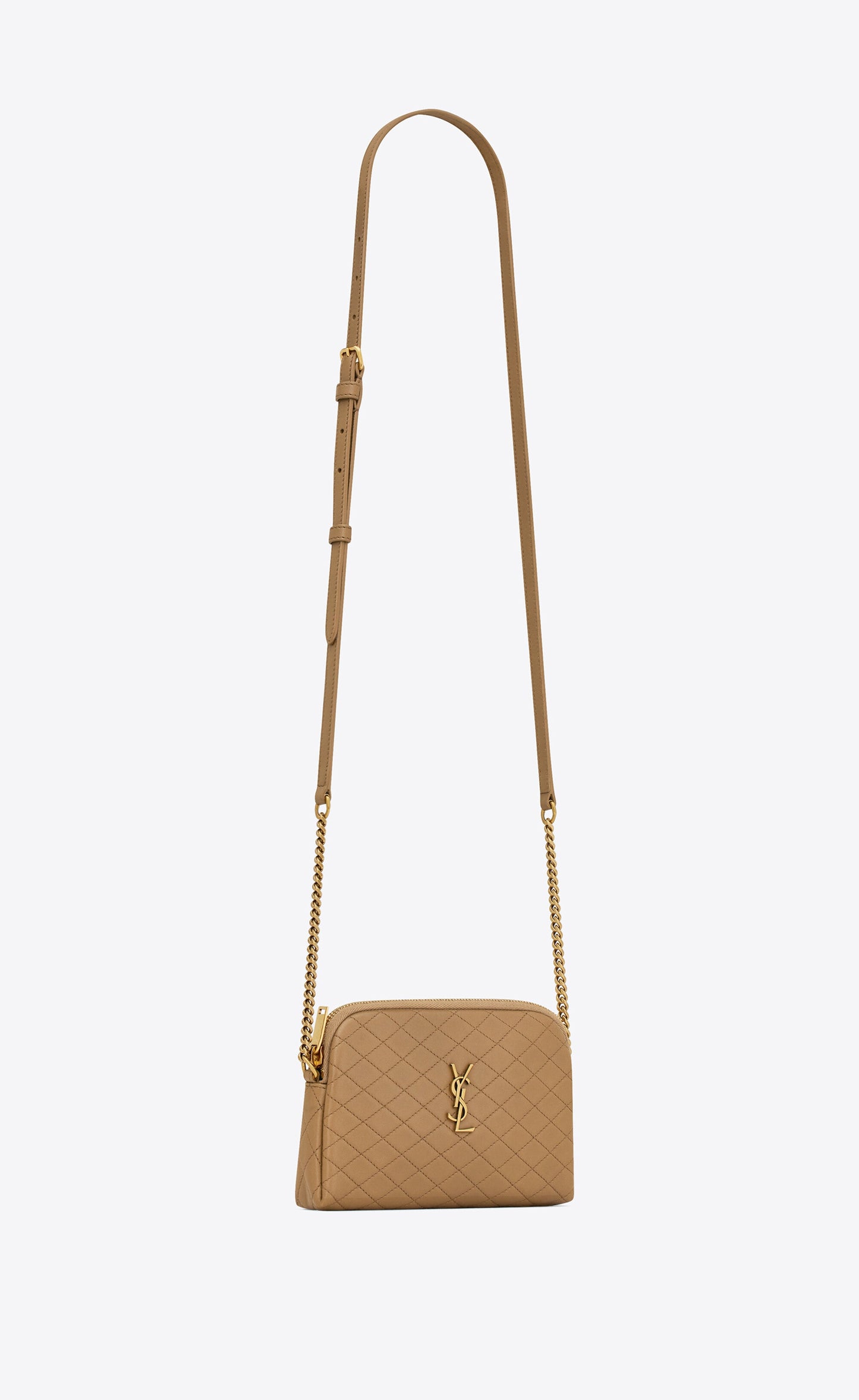 Saint Laurent Women Mini Gaby Quilted Leather Shoulder Bag