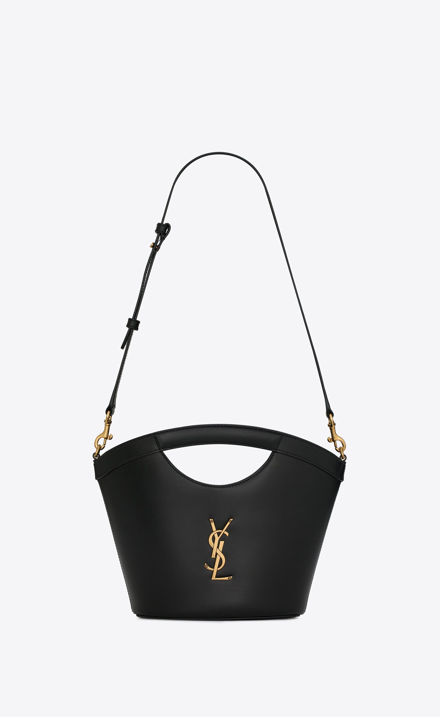 Saint Laurent Women Mini Leather Shopping Bag