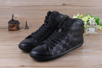 The Bags Vibe - Louis Vuitton Style Chucks Black Sneaker