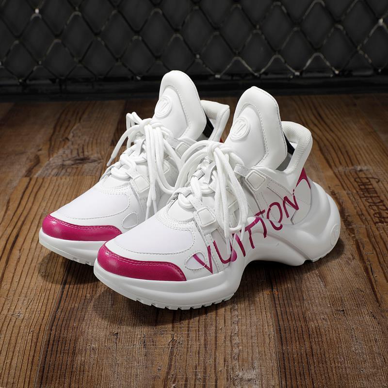 The Bags Vibe - Louis Vuitton Archlight White Pink Sneaker