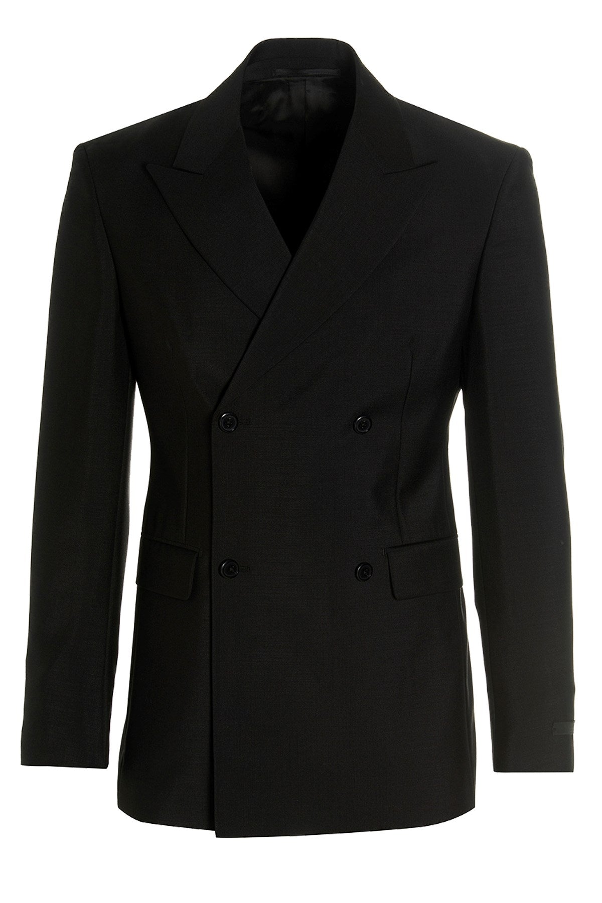 Prada Men Double Breast Mohair Blazer Jacket