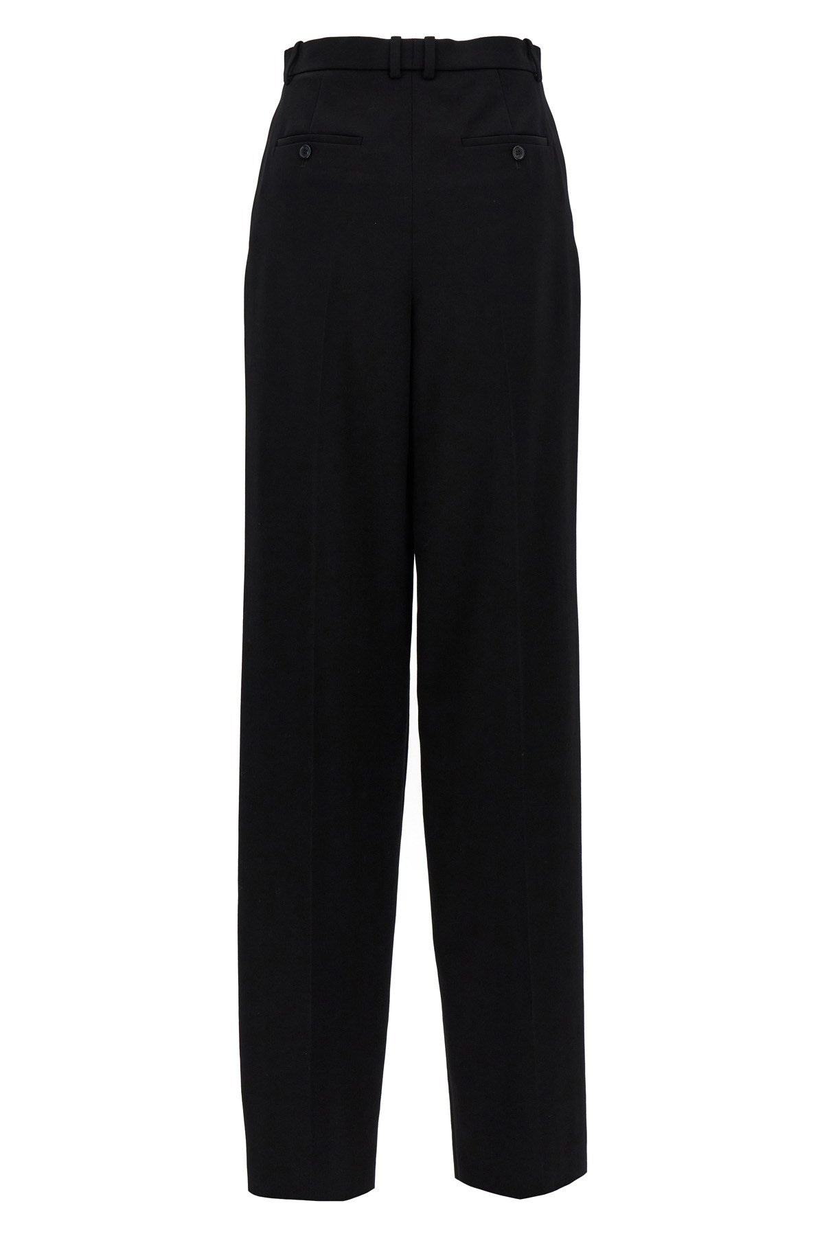 Saint Laurent Women Grain De Poudre Pants