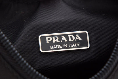 Prada Black Tessuto Nylon Hobo Handbag