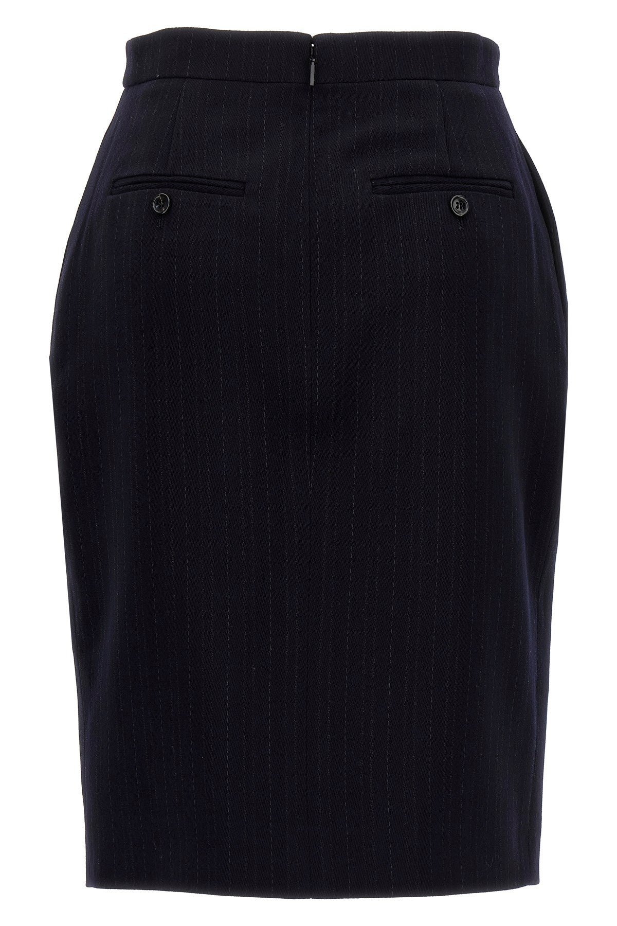 Saint Laurent Women Slit Pencil Skirt