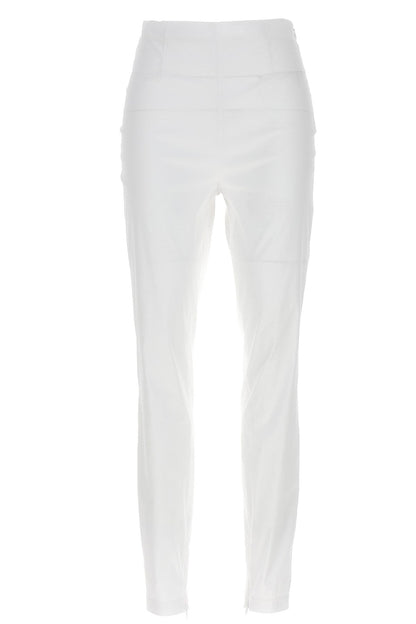 Prada Women Logo Poplin Pants