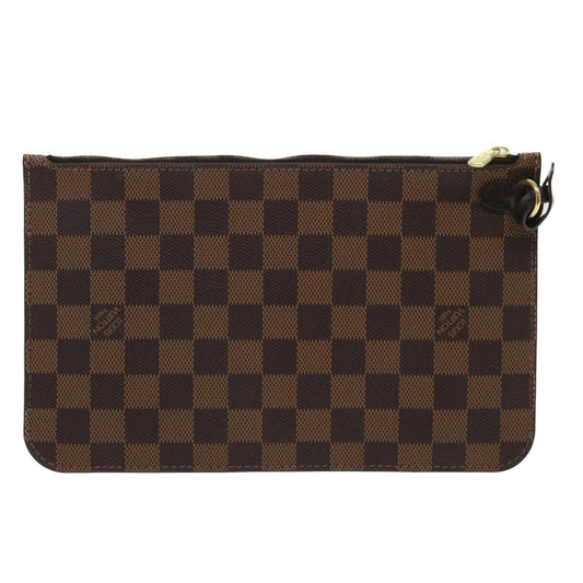 LOUIS VUITTON Damier Ebene Neverfull MM Pouch Accessory Pouch LV Auth ep1112