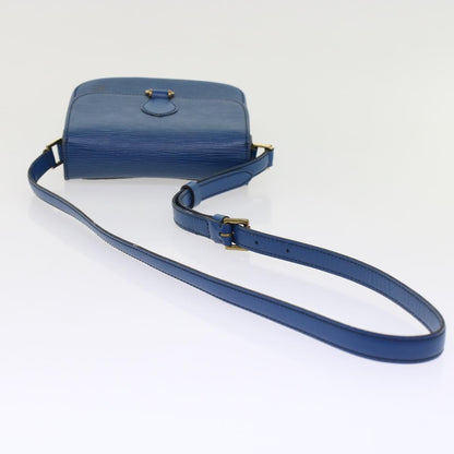 LOUIS VUITTON Epi Saint Cloud PM Shoulder Bag Blue M52195 LV Auth ep1202