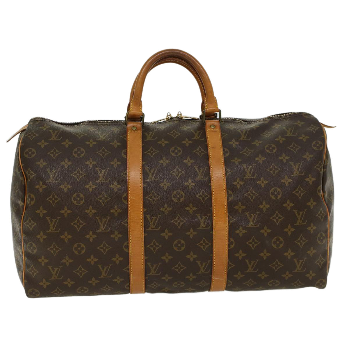 LOUIS VUITTON Monogram Keepall 50 Boston Bag M41426 LV Auth ep857