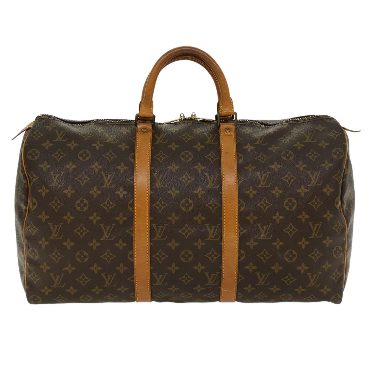 LOUIS VUITTON Monogram Keepall 50 Boston Bag M41426 LV Auth ep857