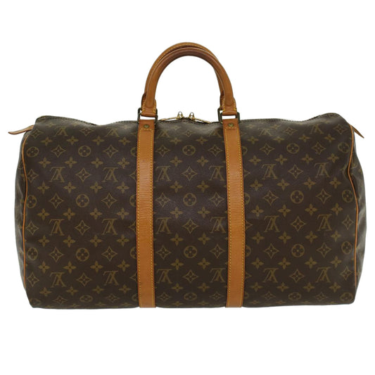 LOUIS VUITTON Monogram Keepall 50 Boston Bag M41426 LV Auth ep857