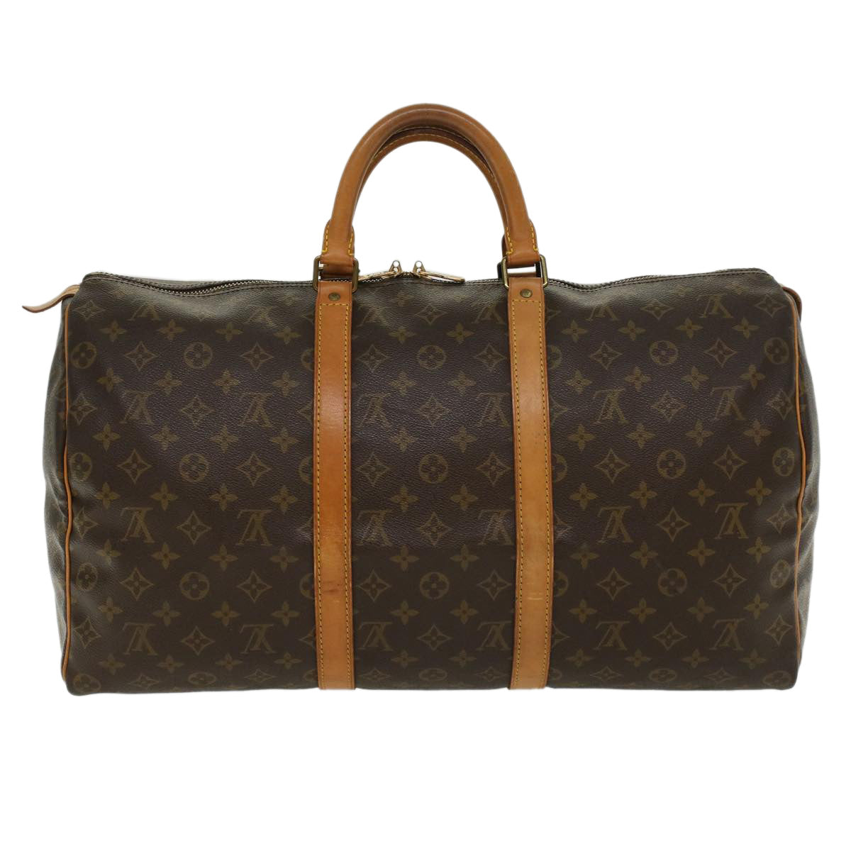 LOUIS VUITTON Monogram Keepall 50 Boston Bag M41426 LV Auth ep860