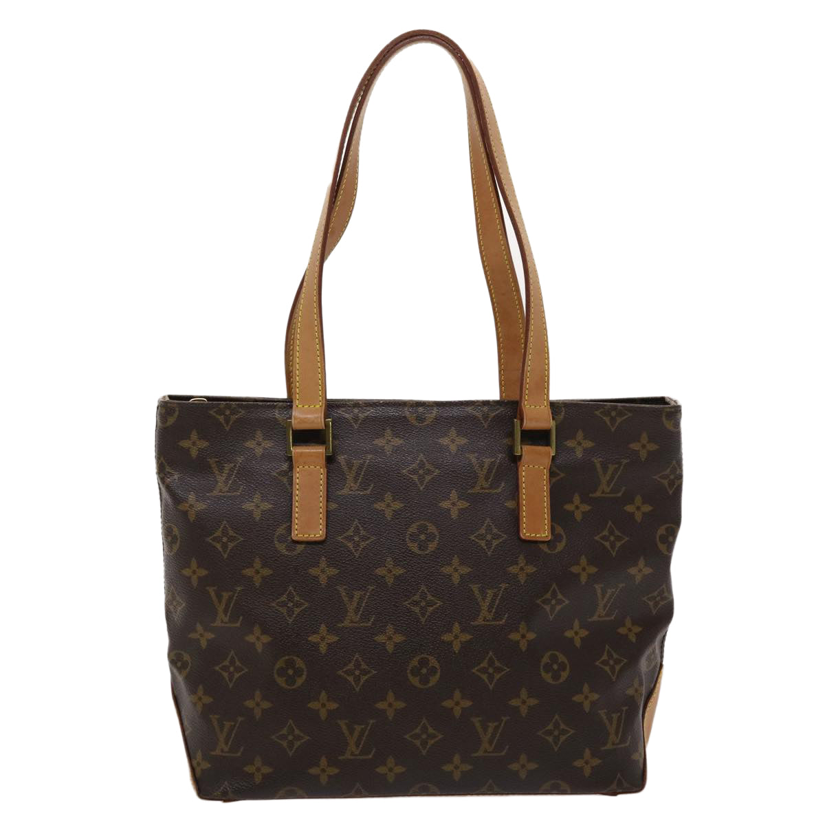 LOUIS VUITTON Monogram Cabas Piano Tote Bag M51148 LV Auth ep957