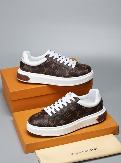 The Bags Vibe - Louis Vuitton Time Out Brown Sneaker